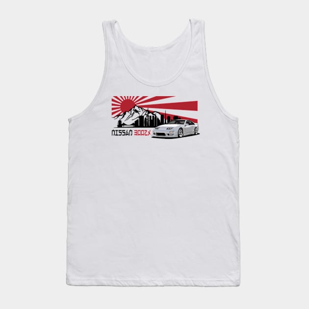 Nissan 300ZX, JDM Car Tank Top by T-JD